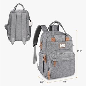 Diaper Bag Backpack-Multifunction Travel Baby Diaper Bag